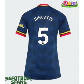 Arsenal Piero Hincapie #5 Bortatröja Kvinnor 2026-27 Kortärmad